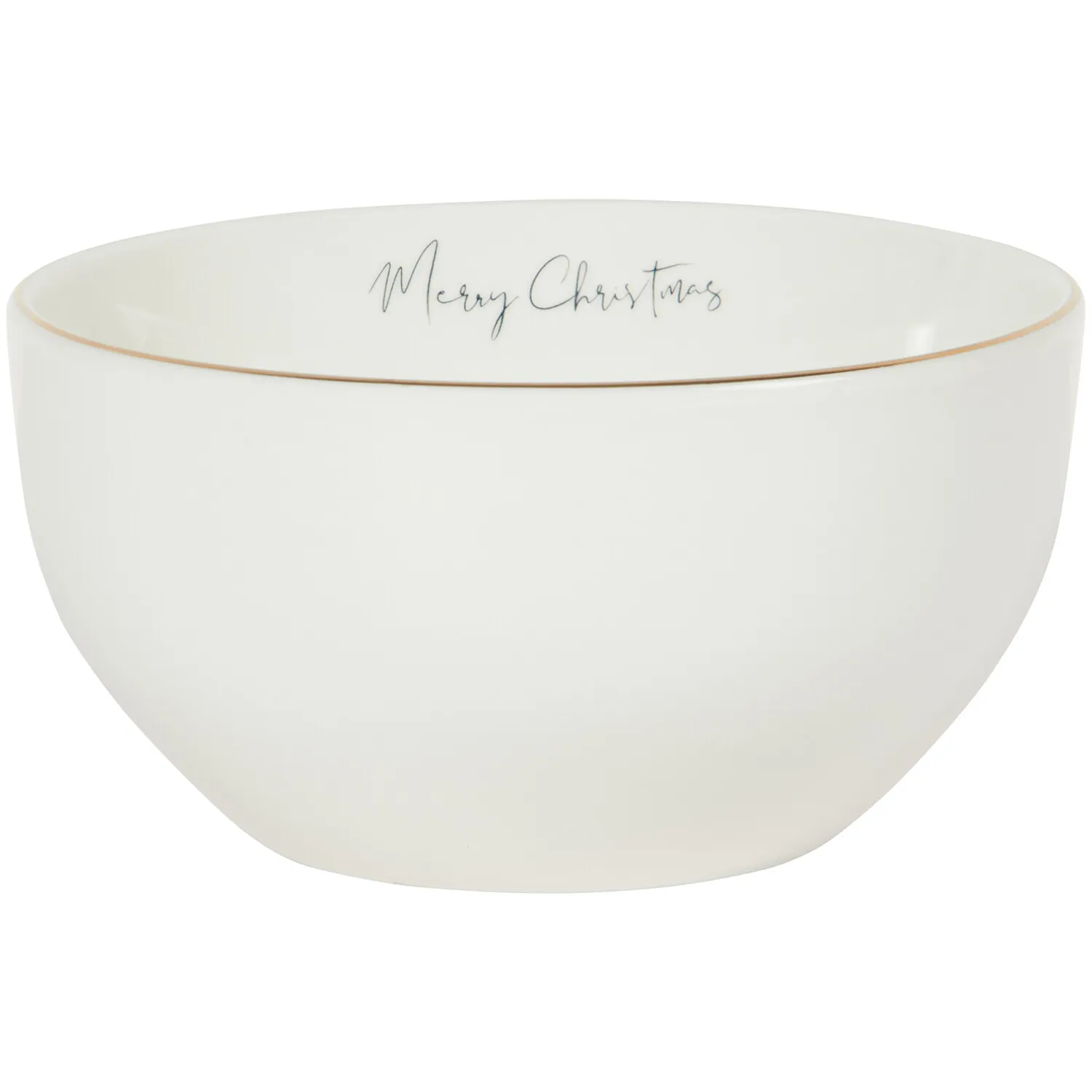 Christmas Pine 5.6 inch Rice Bowl - Gold image