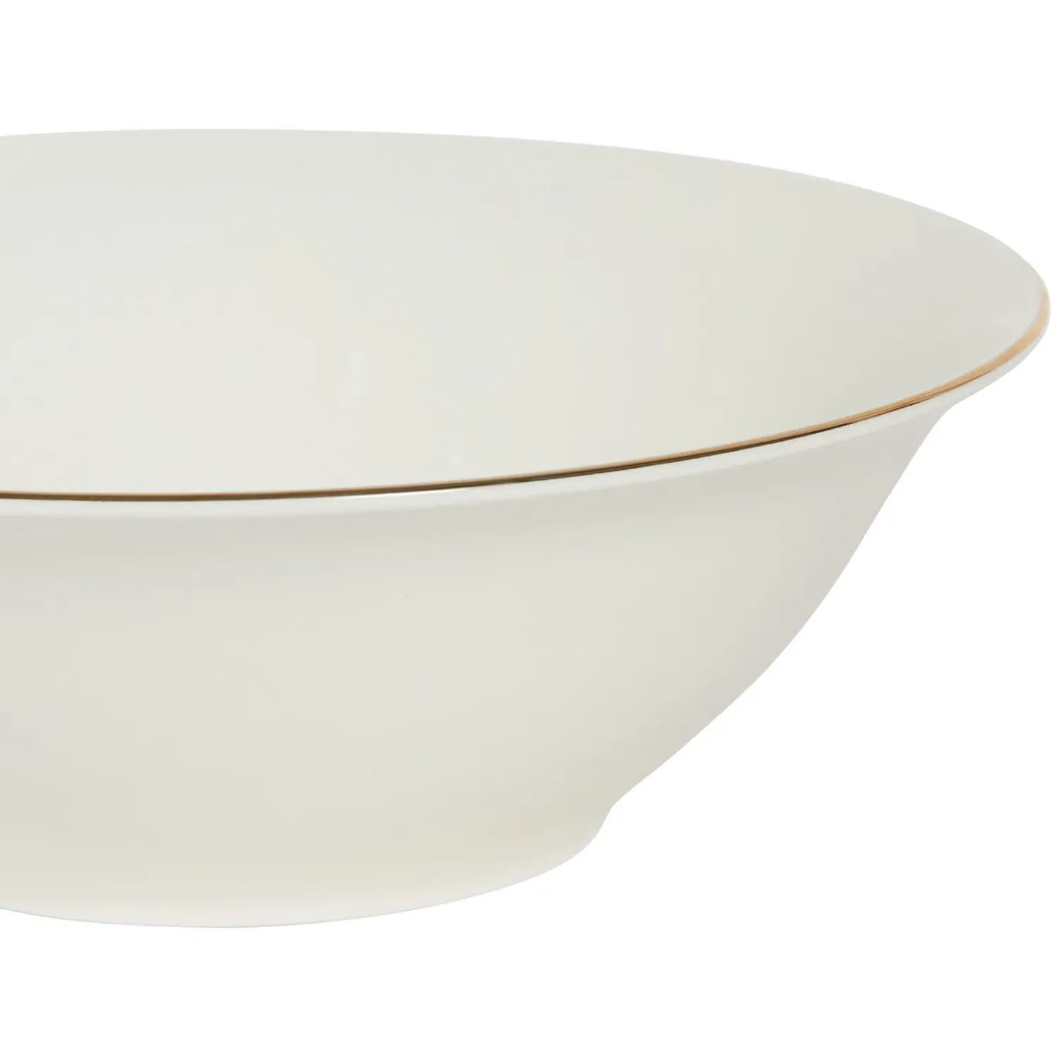 Christmas Pine 9 inch Serving Bowl - Gold