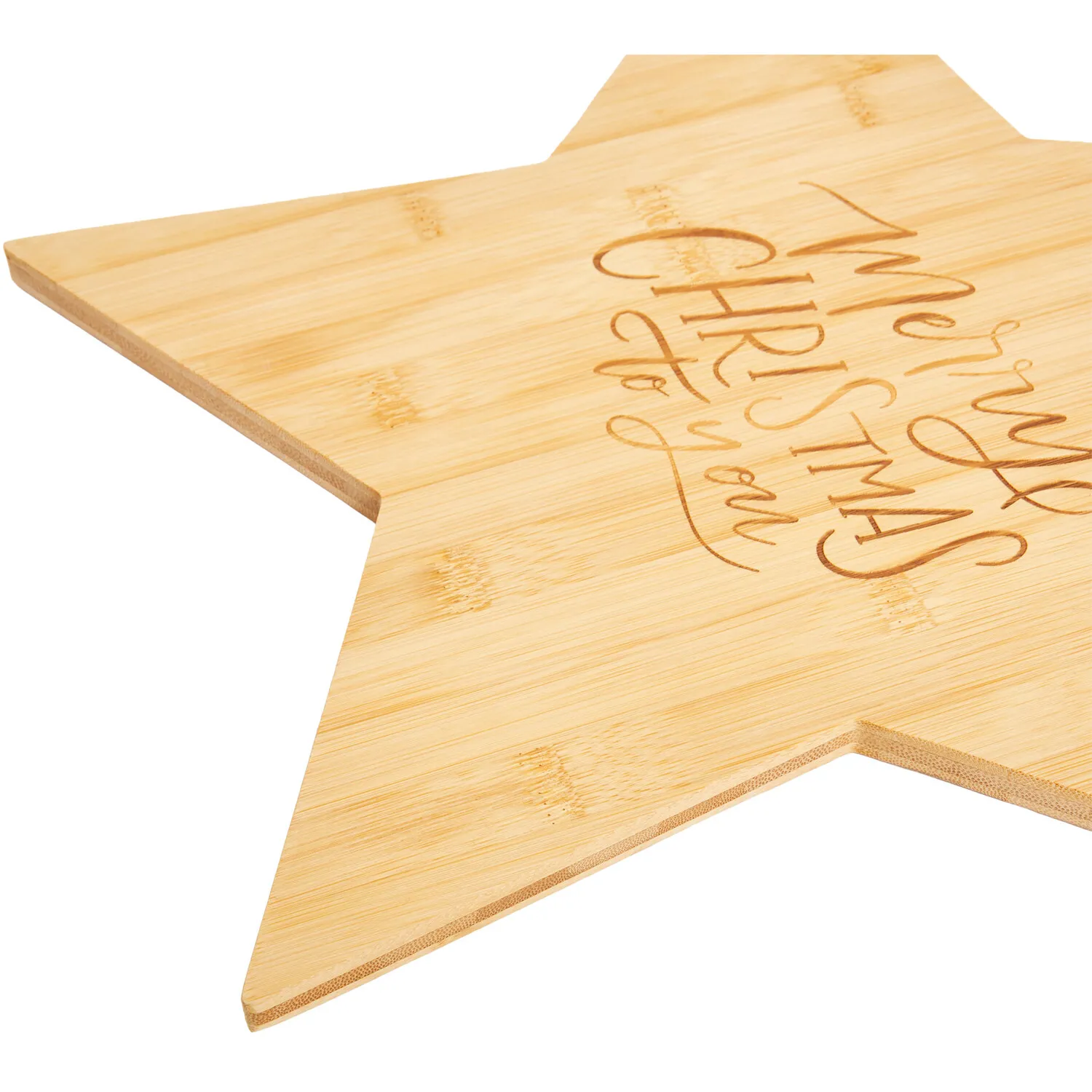Christmas Star Serving Board - Wood