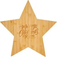 Christmas Star Serving Board - Wood