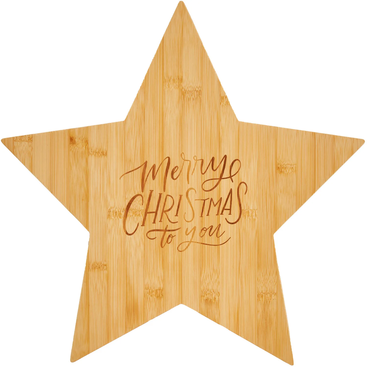 Christmas Star Serving Board - Wood image