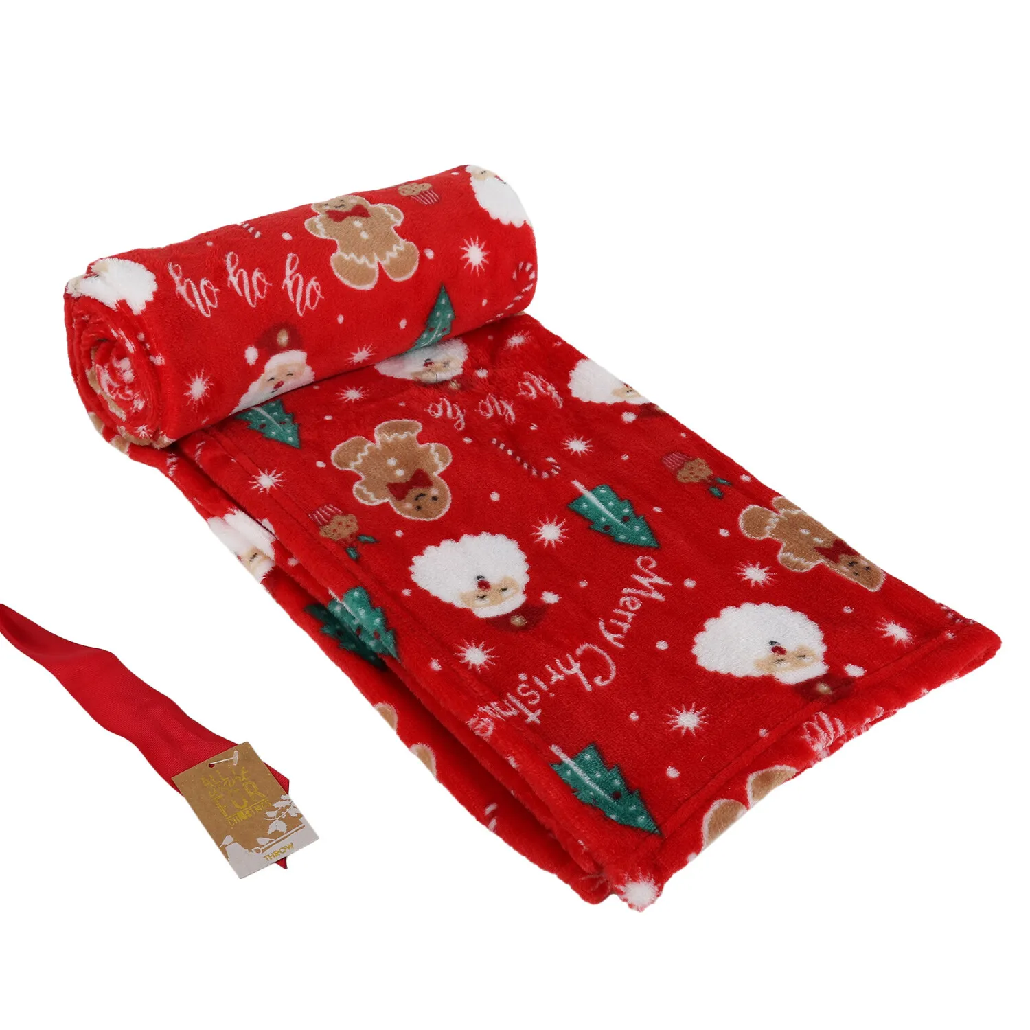 Christmas Throw - Red