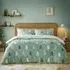 Christmas Trees Double Duvet Set - Green, Fleece