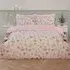 Christmas Vintage King Size Duvet Set - Pink