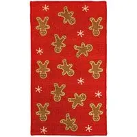 Christmas Washable Rolled Runner
