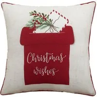 Christmas Wishes Mailbox Cushion - 45x45cm