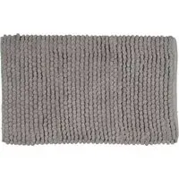 Chunky Bobble Bath Mat - Ash Grey, Polycotton