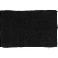 Chunky Bobble Bath Mat - Black, Polycotton