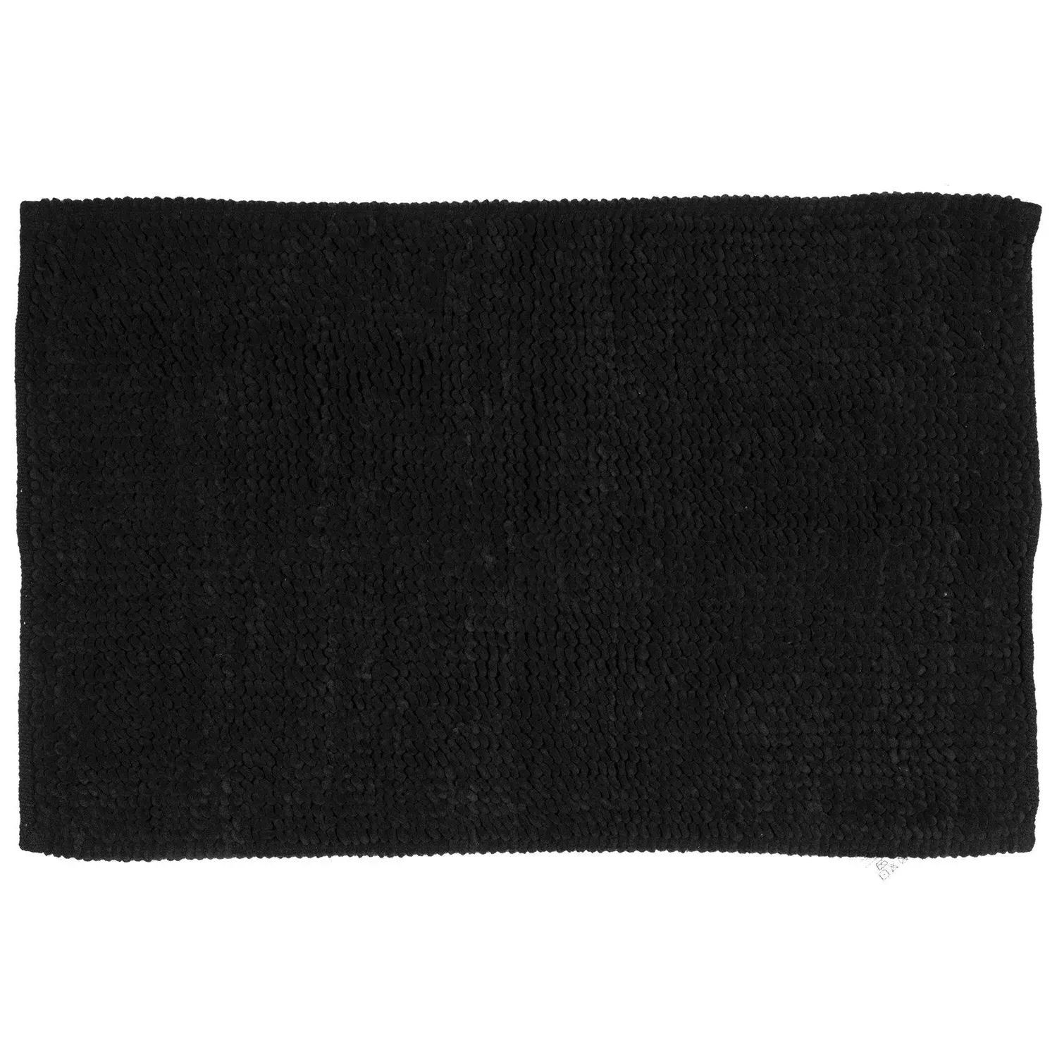 Chunky Bobble Bath Mat - Black, Polycotton image