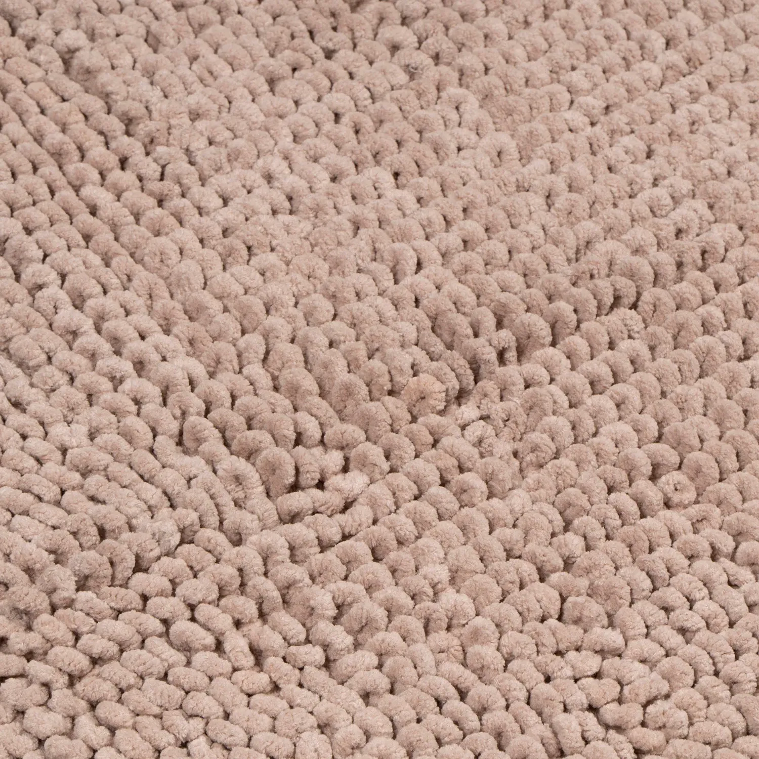 Chunky Bobble Bath Mat - Mocha, Polycotton
