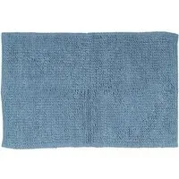 Chunky Bobble Bath Mat - Slate Blue, Polycotton