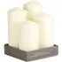 Church Pillar Candle Set of 4