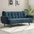 Claire 3-Seater Sofa Bed with Click-Clack - Navy, Chenille