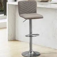 Clara Adjustable Bar Stool - Grey