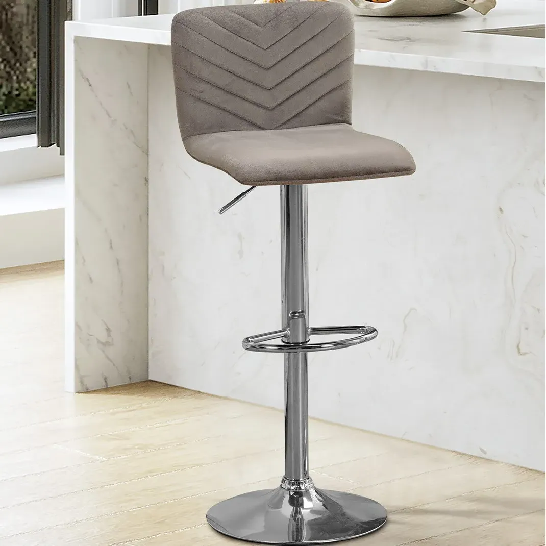 Clara Adjustable Bar Stool - Grey