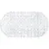 Clear Pebbles PVC Bath Mat - Clear