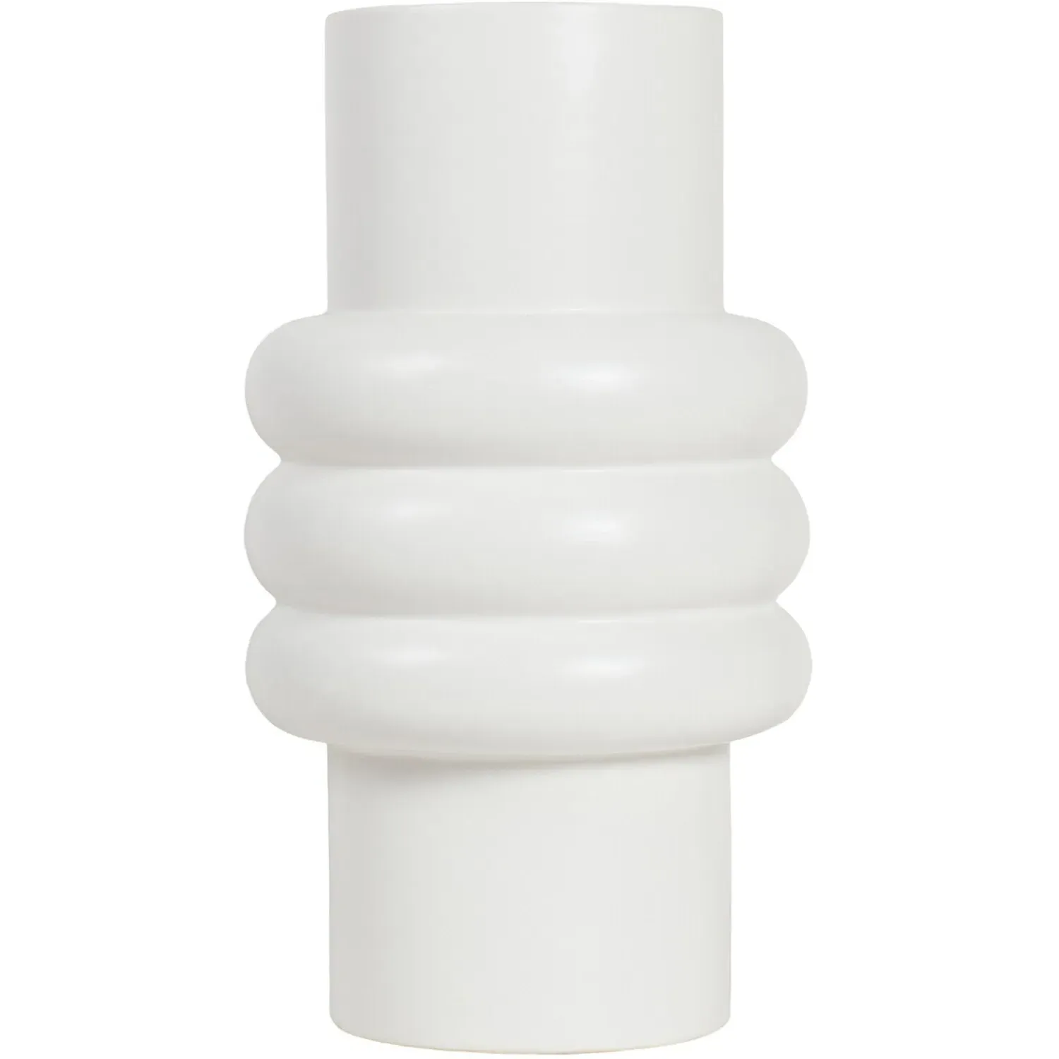 Cleo Abstract Vase - White