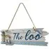 Coastal Loo Hanging Sign - Blue