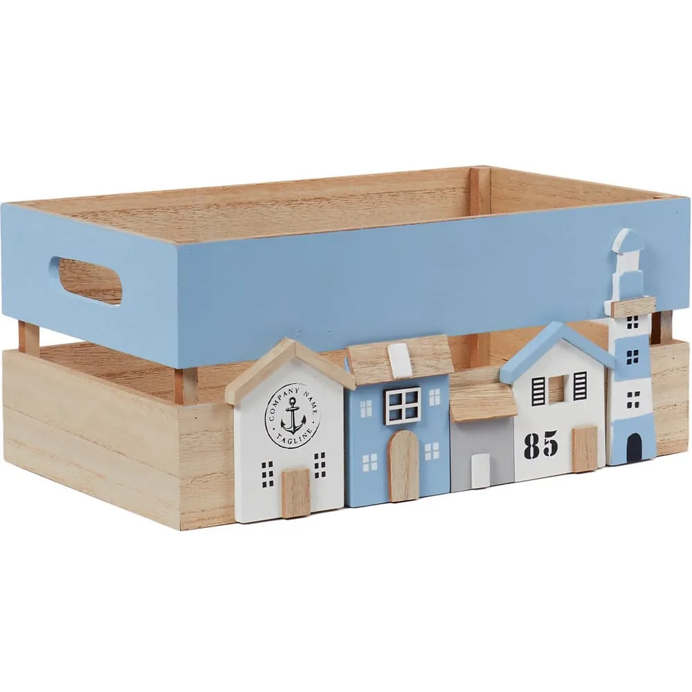 Coastal Storage Box - Blue image