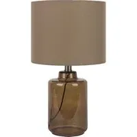 Coco Table Lamp - Brown, Glass