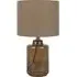 Coco Table Lamp - Brown, Glass