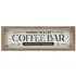 Coffee Bar Wooden Framed Plaque