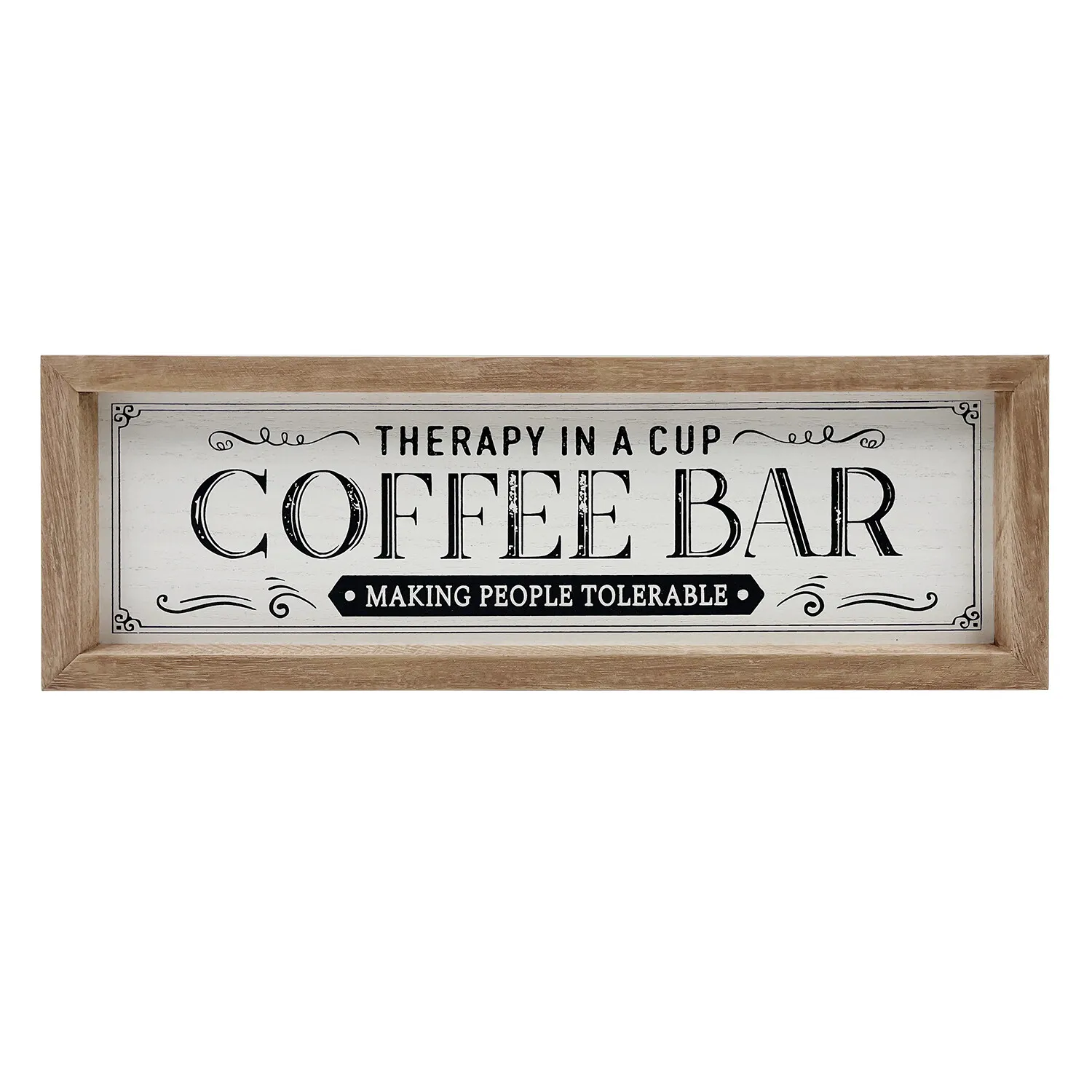 Coffee Bar Wooden Framed Plaque image