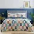 Colby Blocks Double Duvet Set - Multicolour