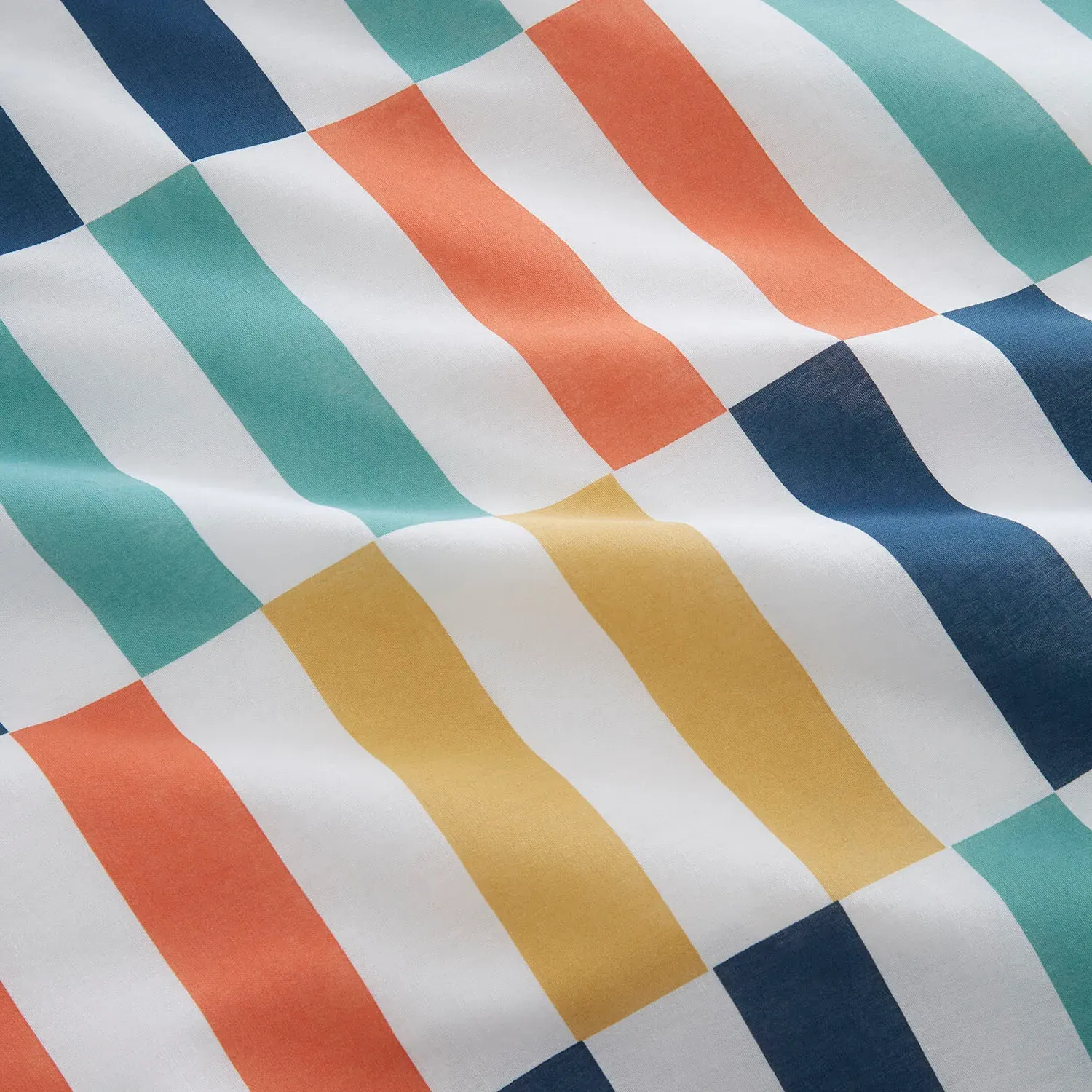 Colby Blocks King Duvet Set - Multicolour