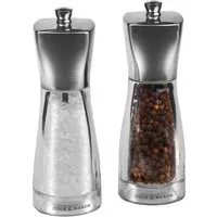 Cole and Mason Rye Salt and Pepper Mill Set - Silver