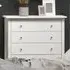 Como 4 Drawer Chest of Drawers - White, MDF