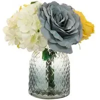 Complete Floral Arrangement - Ochre, Grey