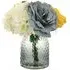 Complete Floral Arrangement - Ochre, Grey