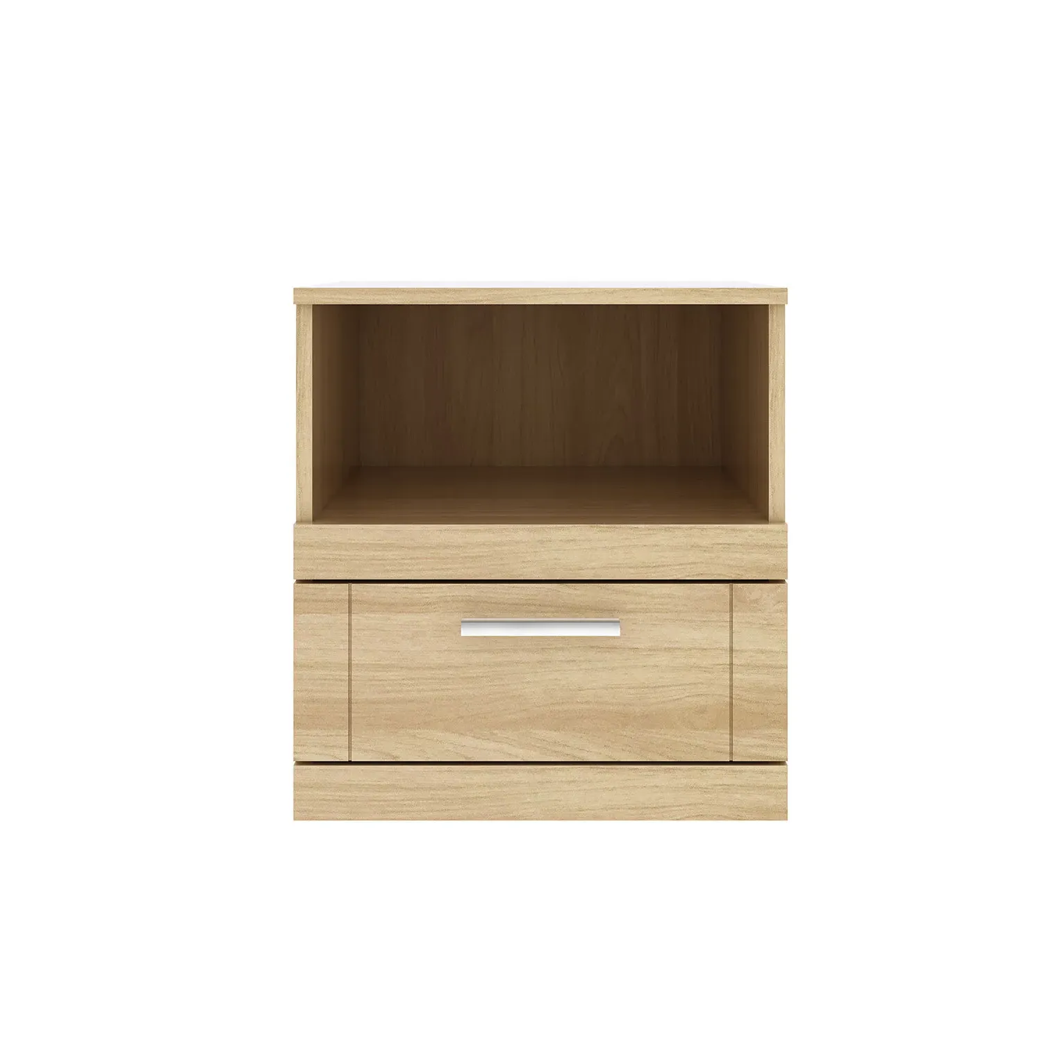 Compton 1 Drawer Bedside Table - Wood