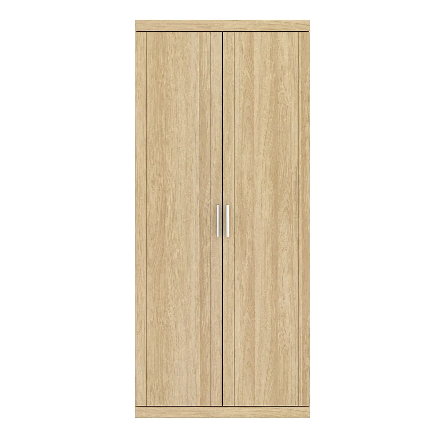 Compton 2-Door Wardrobe - Brown, Euro Oak