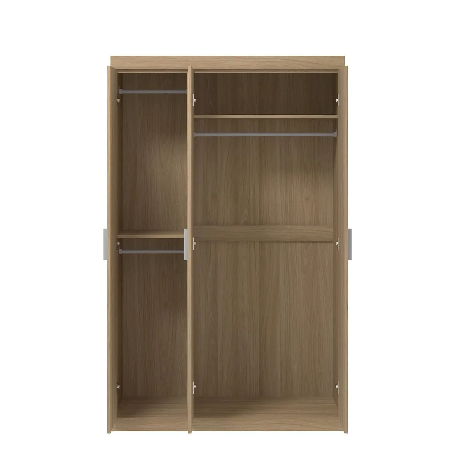 Compton 3 Door Wardrobe - Brown