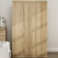 Compton 3 Door Wardrobe - Brown