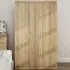 Compton 3 Door Wardrobe - Brown