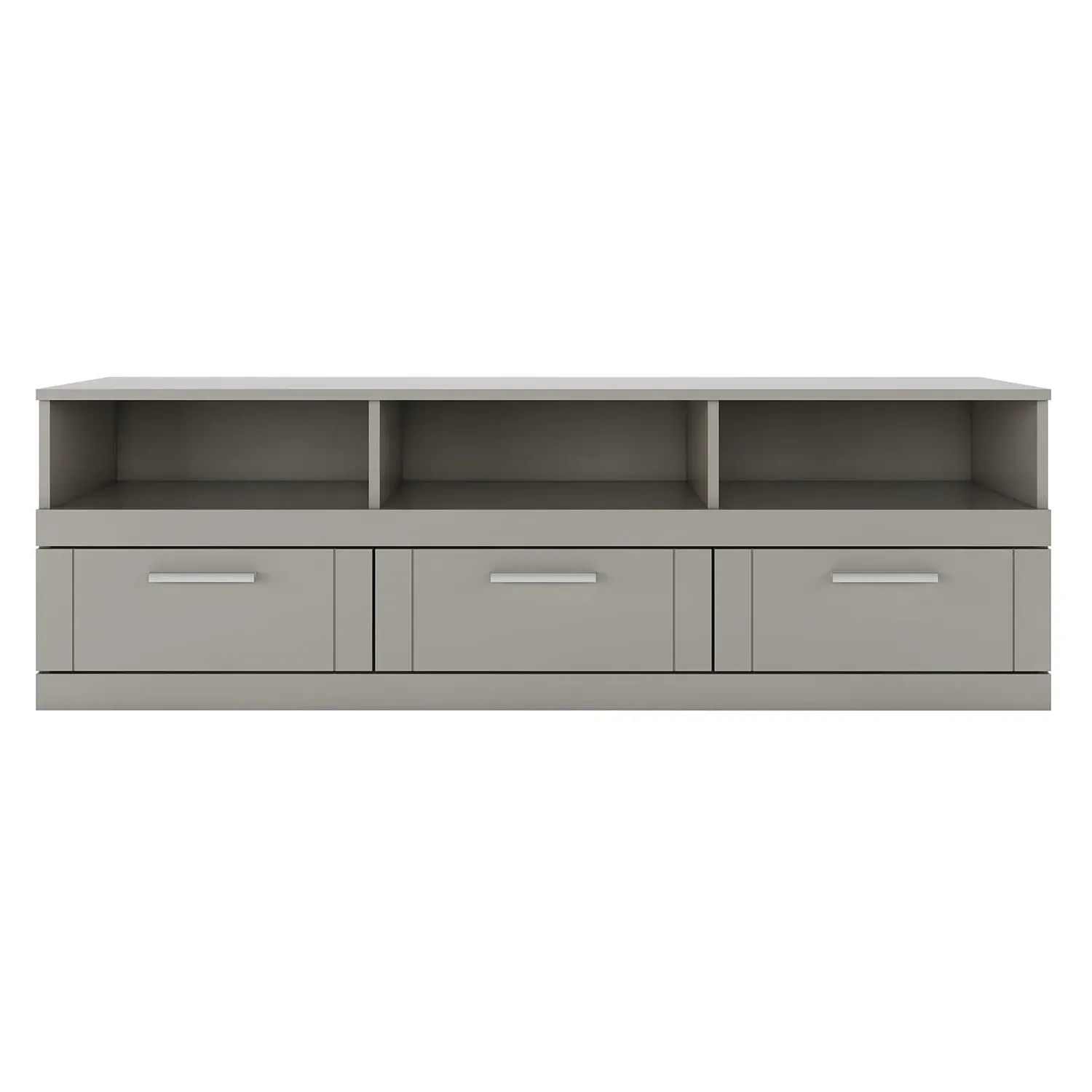 Compton Large TV Unit with Storage - Grey
