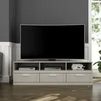 Compton Large TV Unit with Storage - Grey