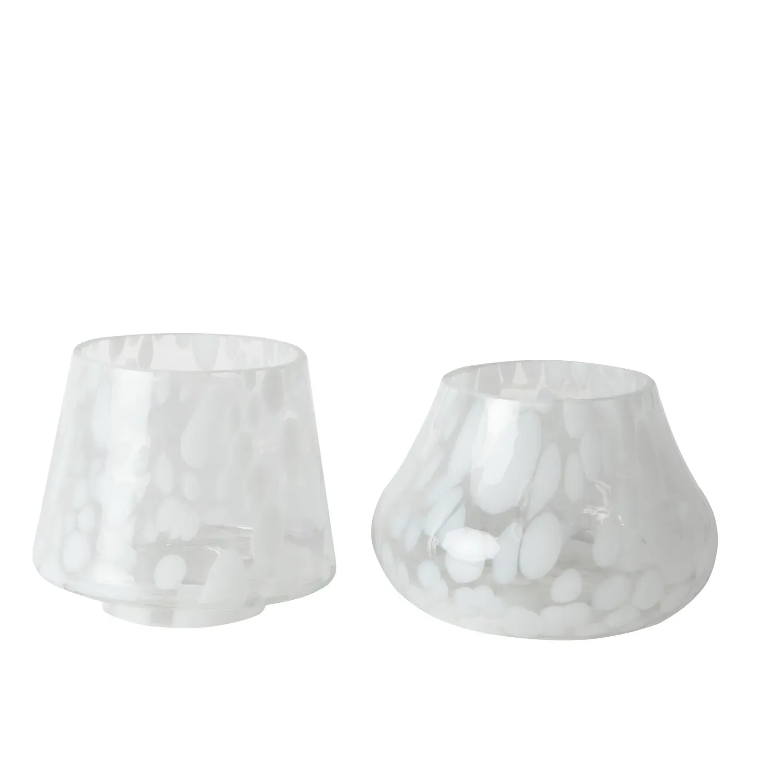 Confetti Candle Holder - White