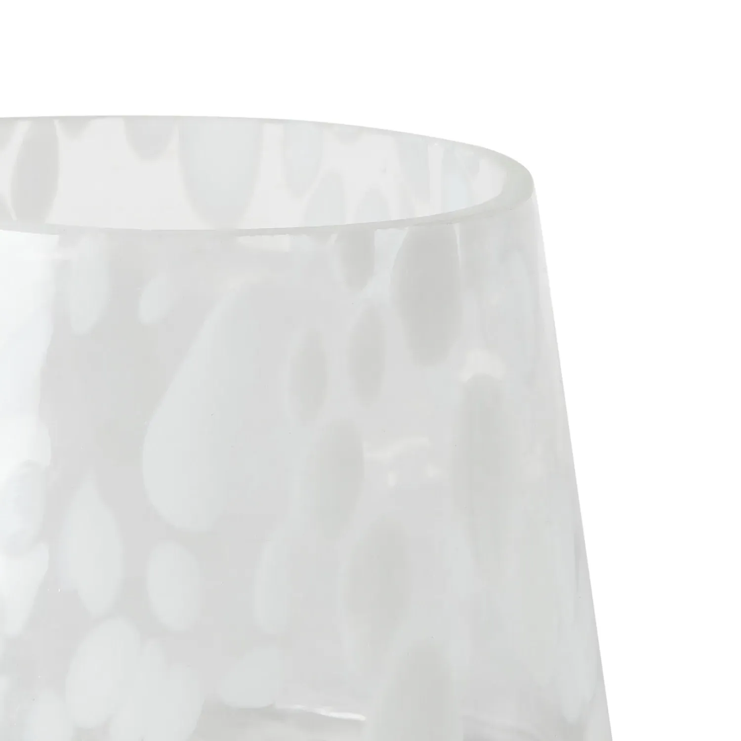 Confetti Candle Holder - White