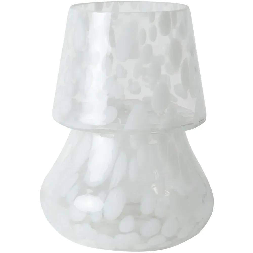 Confetti Candle Holder - White