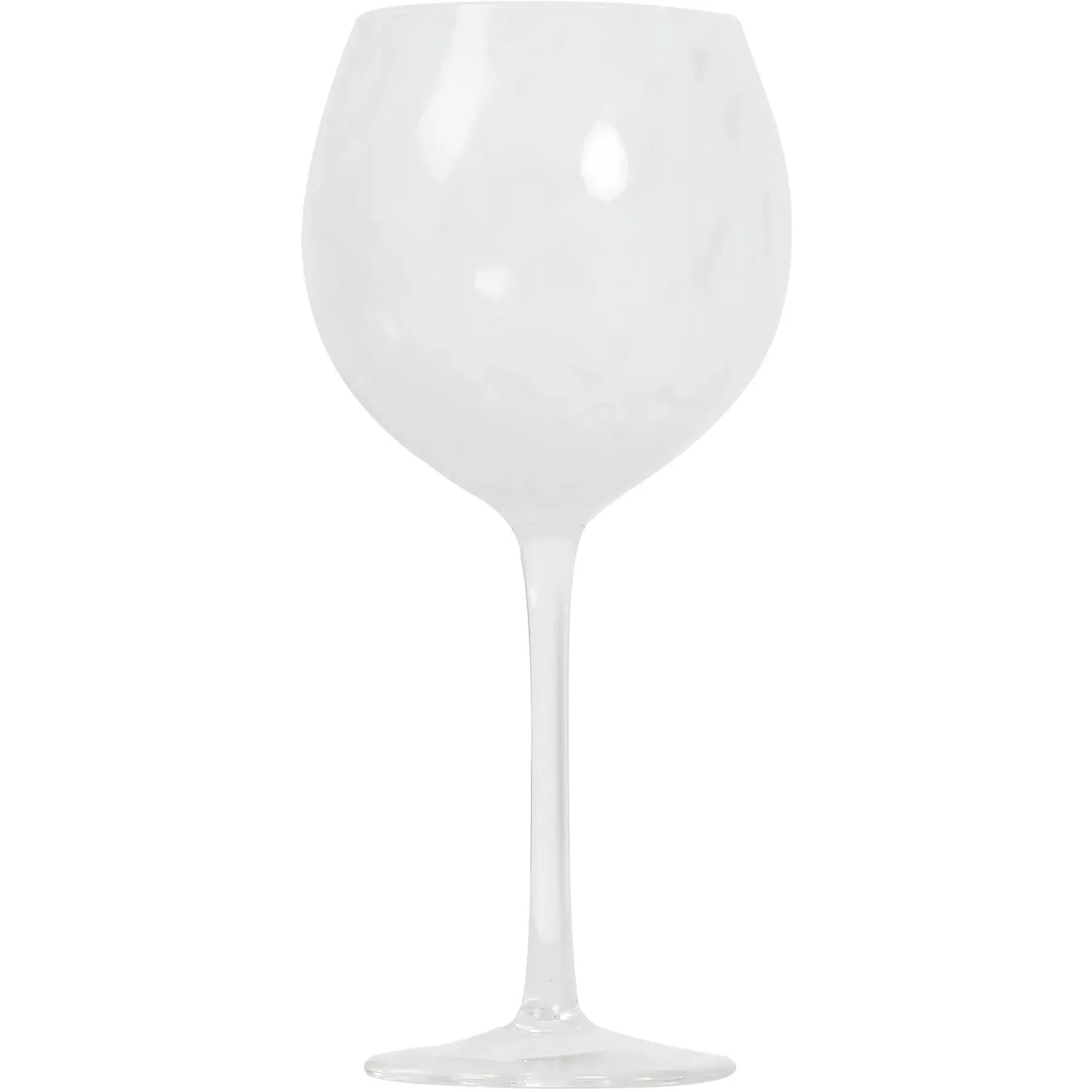 Confetti Gin Glass - White