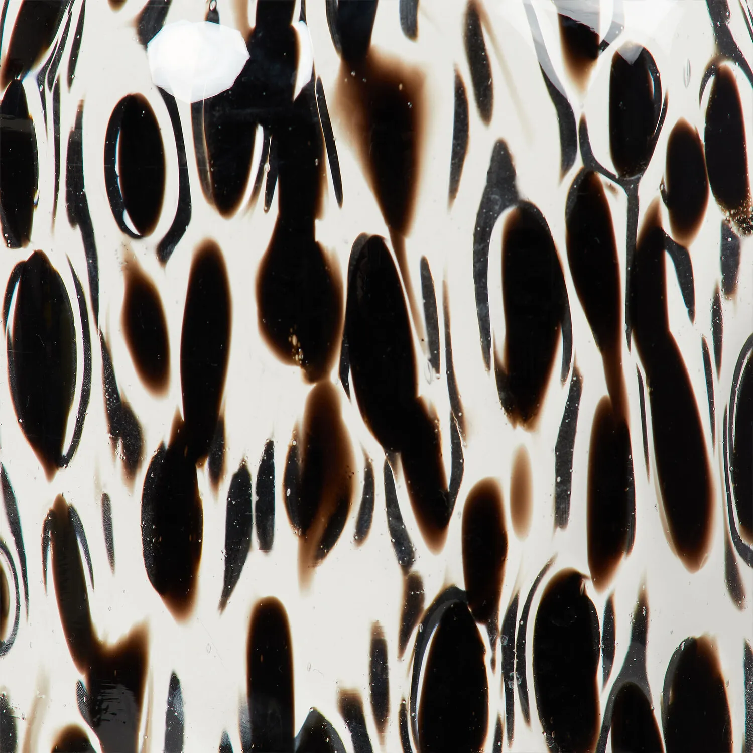 Confetti Glass Vase - Black