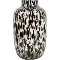 Confetti Glass Vase - Black