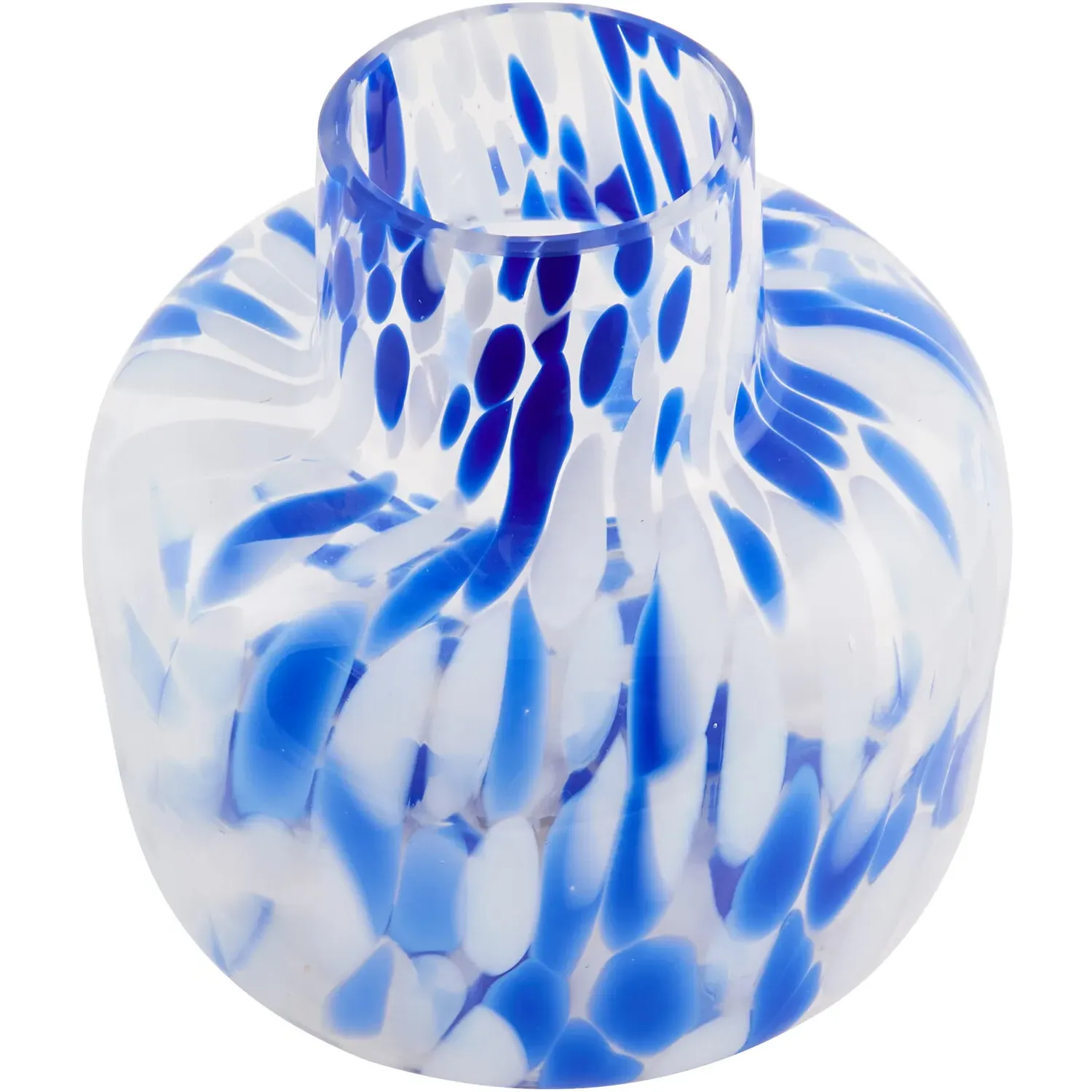 Confetti Glass Vase - Blue