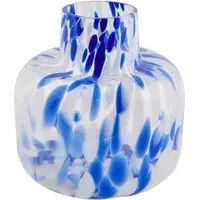 Confetti Glass Vase - Blue