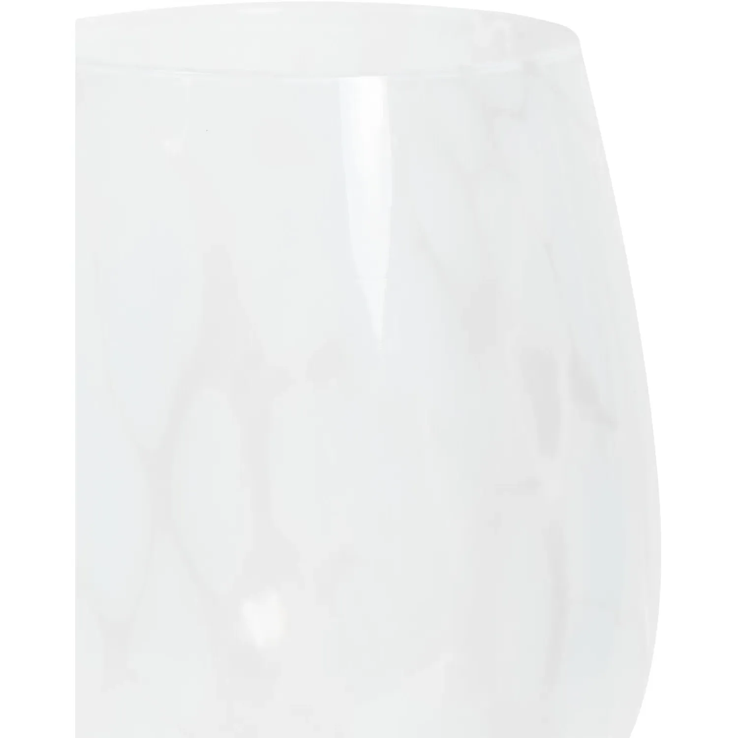 Confetti Wine Glass - White