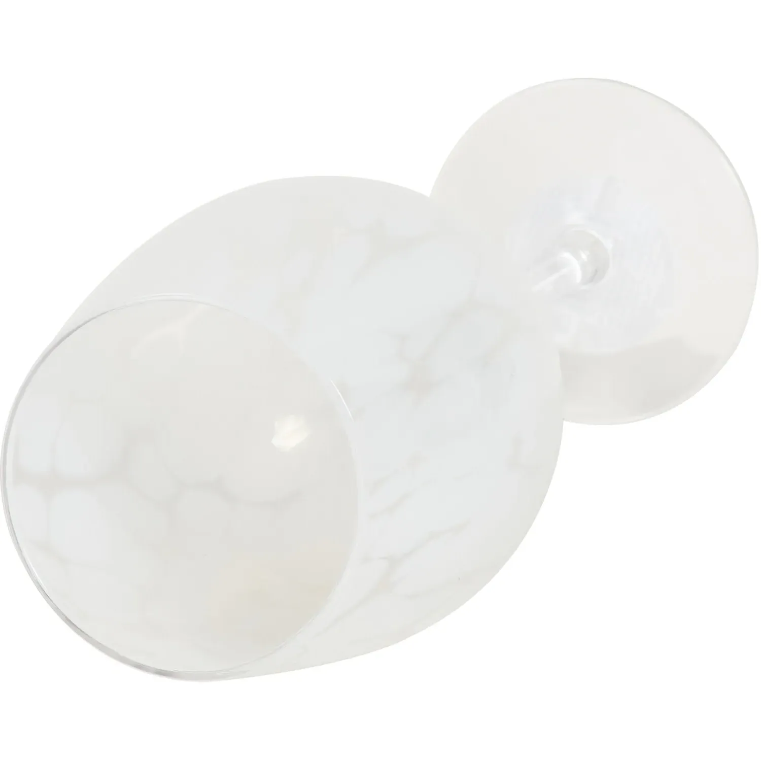 Confetti Wine Glass - White